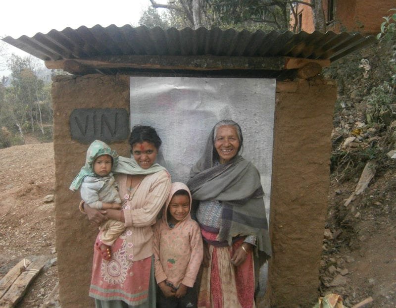 WASH project Toilet Constructed for manamaya katawal