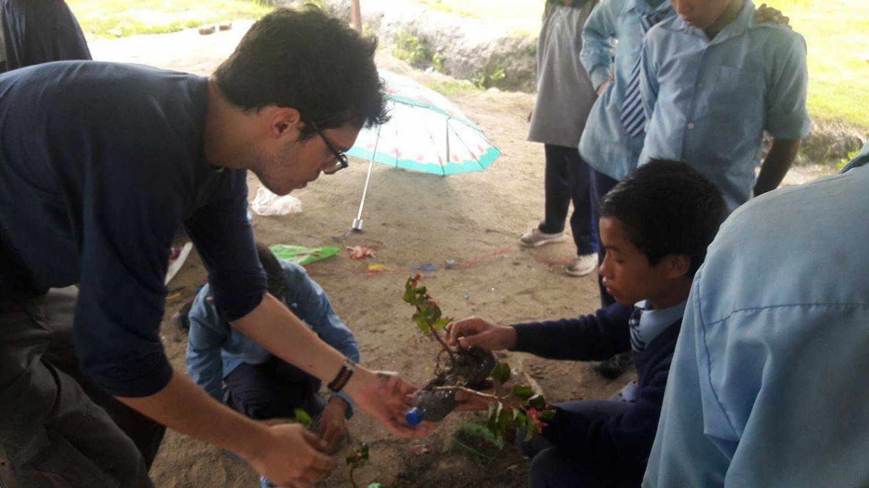 teaching children on environment conservation