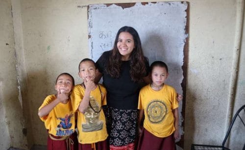 diana with children