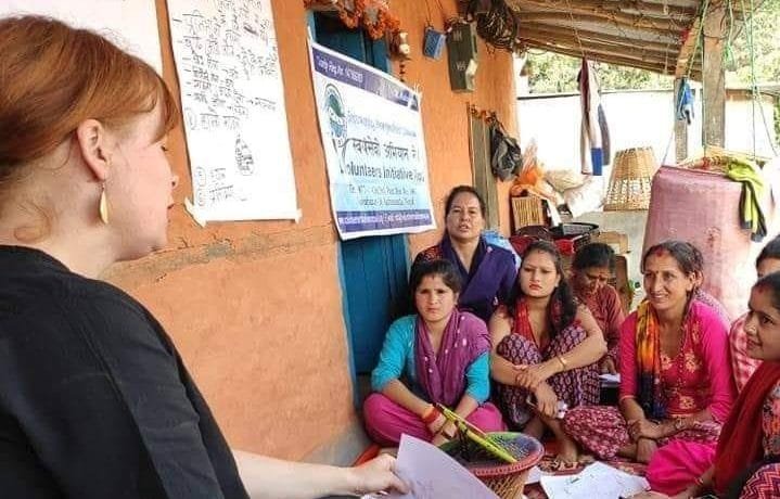 woman teaching adventure