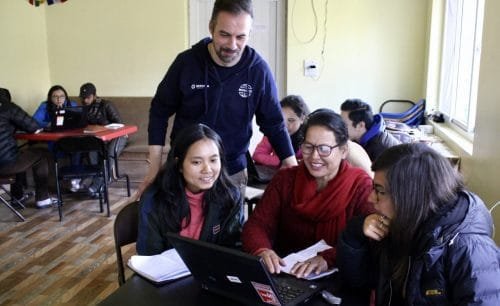 people working on laptop