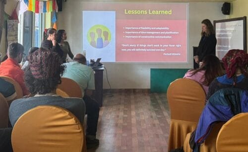 ESC-YWC Volunteers Reflect on Midterm Achievements and Plan