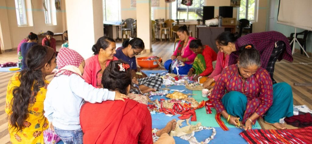Nepali women Handicrafts