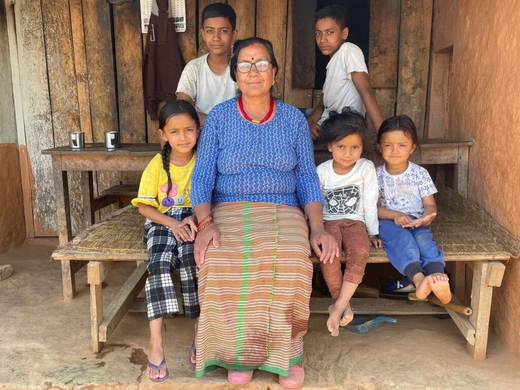 Basanta Adhikari family