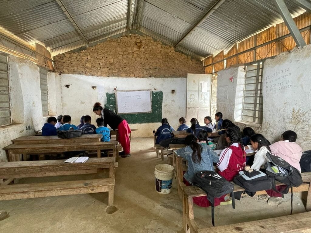 Katrina Shrestha at school