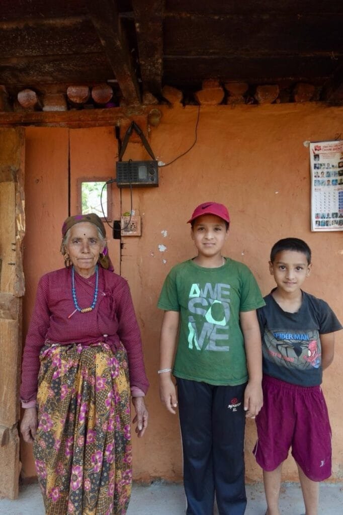 Rajdeep Katwal with family