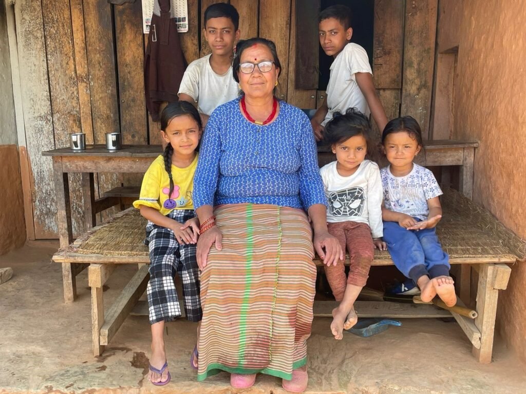 Shishir Adhikari with family
